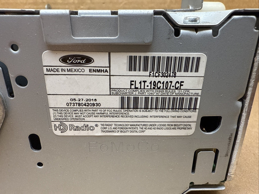 2015 2017 Ford Expedition Radio Receiver CD Player FL1T 19C107 CF6