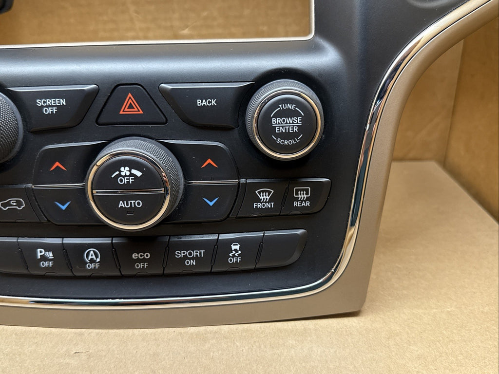 2016 2017 Jeep Grand Cherokee Temp Temperature Control Radio Bezel 68254006AE5