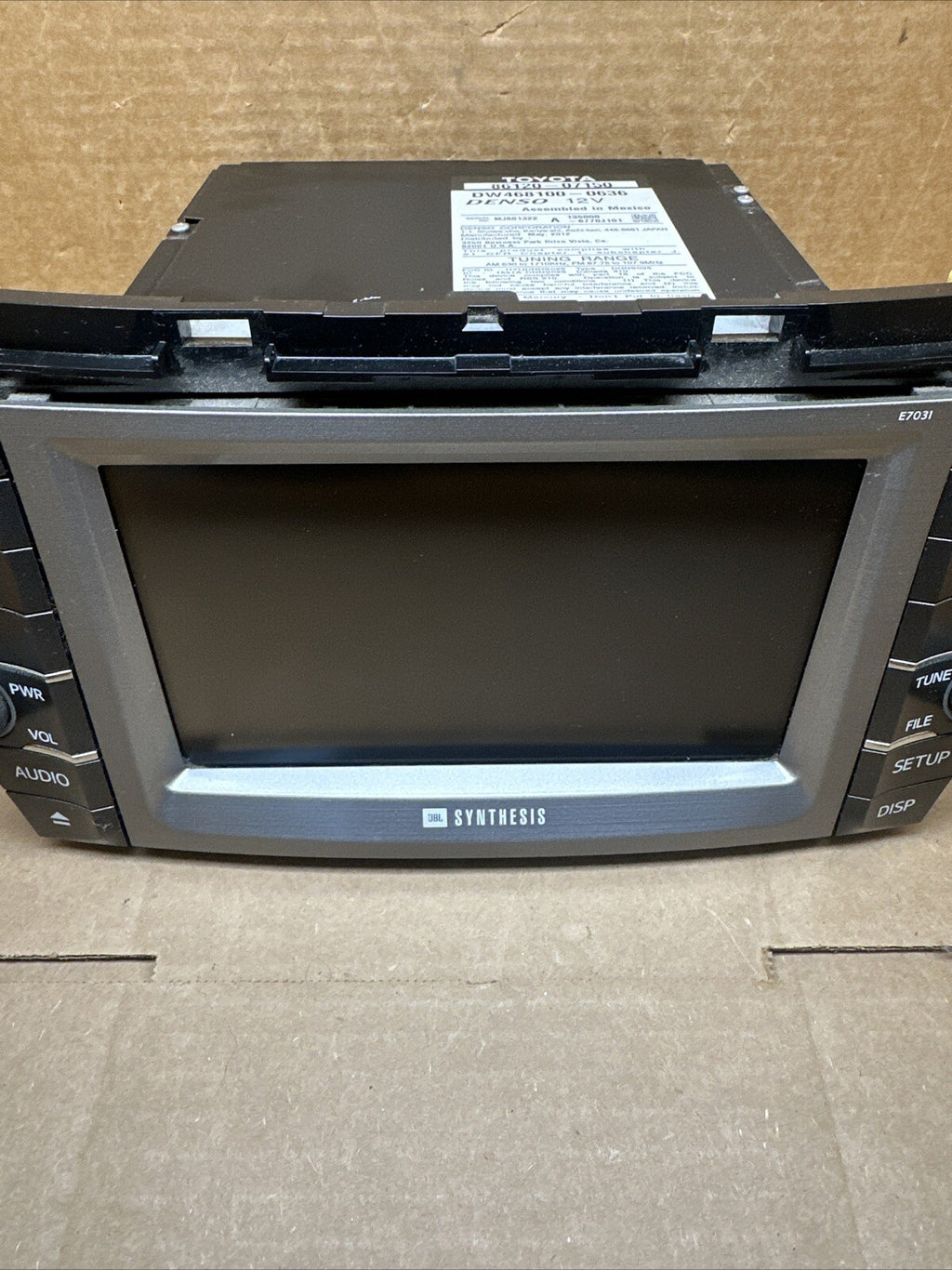 2011 2012 TOYOTA AVALON GPS DVD NAV NAVIGATION JBL RADIO 86120 07150 AM FM OEM3