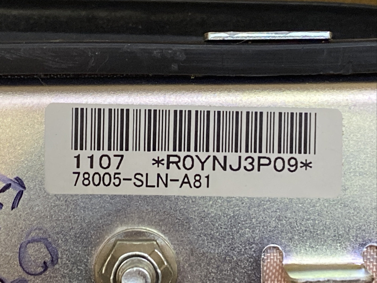 2007 2008 Honda Fit Front Left Side Driver Seat Air Bag Airbag 78005 SLN A816