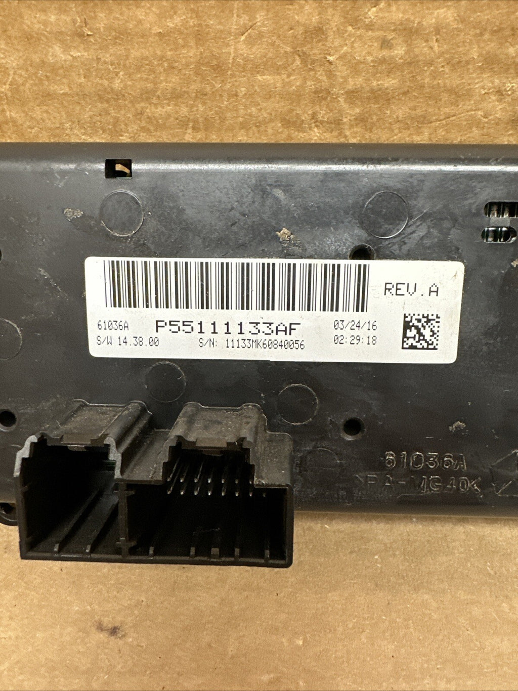 2011 2017 Jeep Compass Temperature Temp Climate Control 55111133AF P55111133AF5