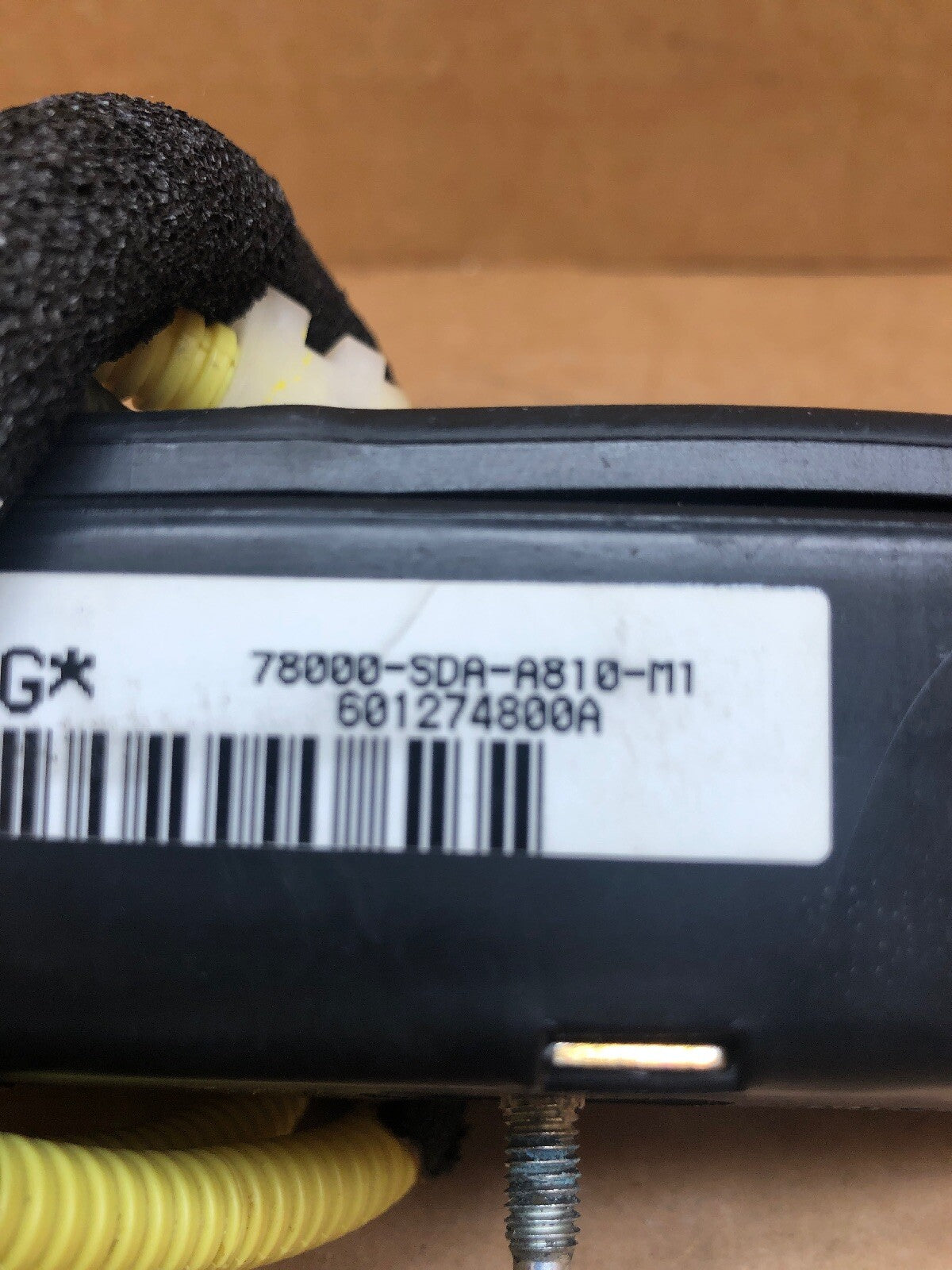 Honda Accord Right Passenger Side Seat Air Bag Airbag RH OEM 78000 SDA A810 M11