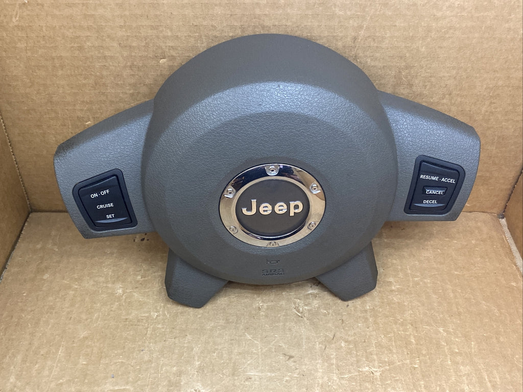 06 08 Jeep Commander Front Left Driver Side Steering Wheel Air Bag Airbag Khaki5