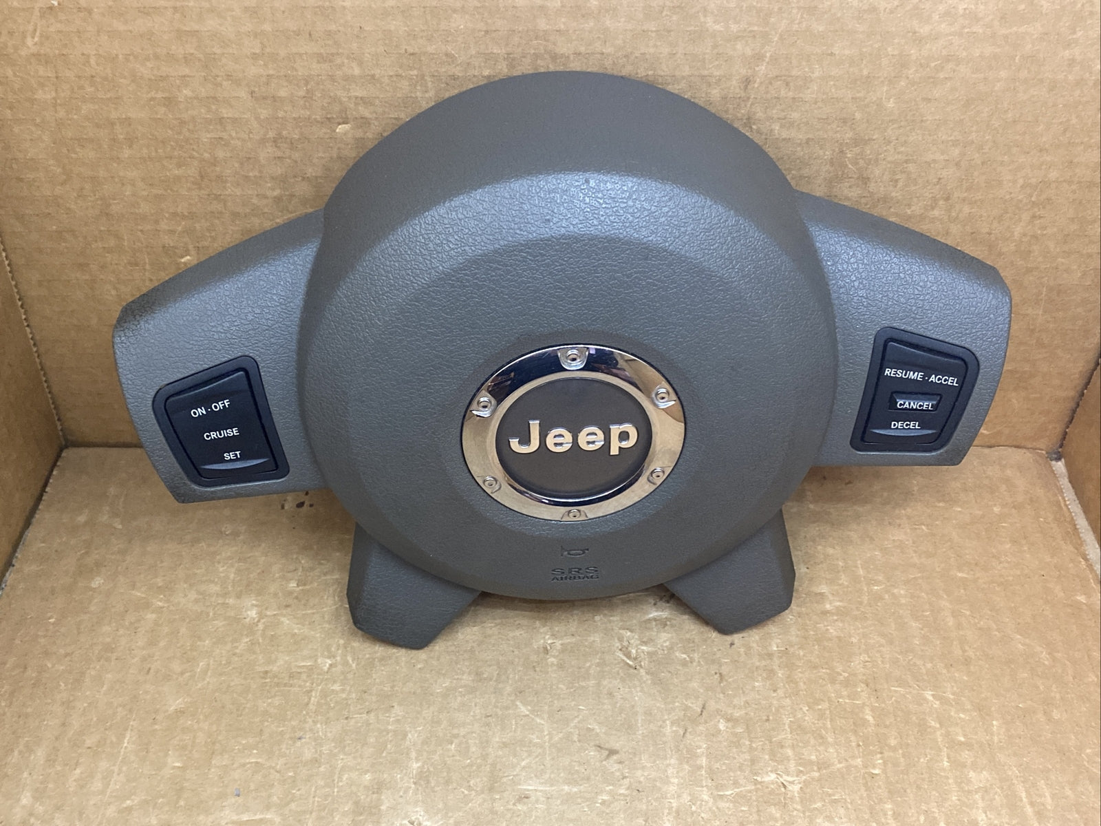 06 08 Jeep Commander Front Left Driver Side Steering Wheel Air Bag Airbag Khaki5