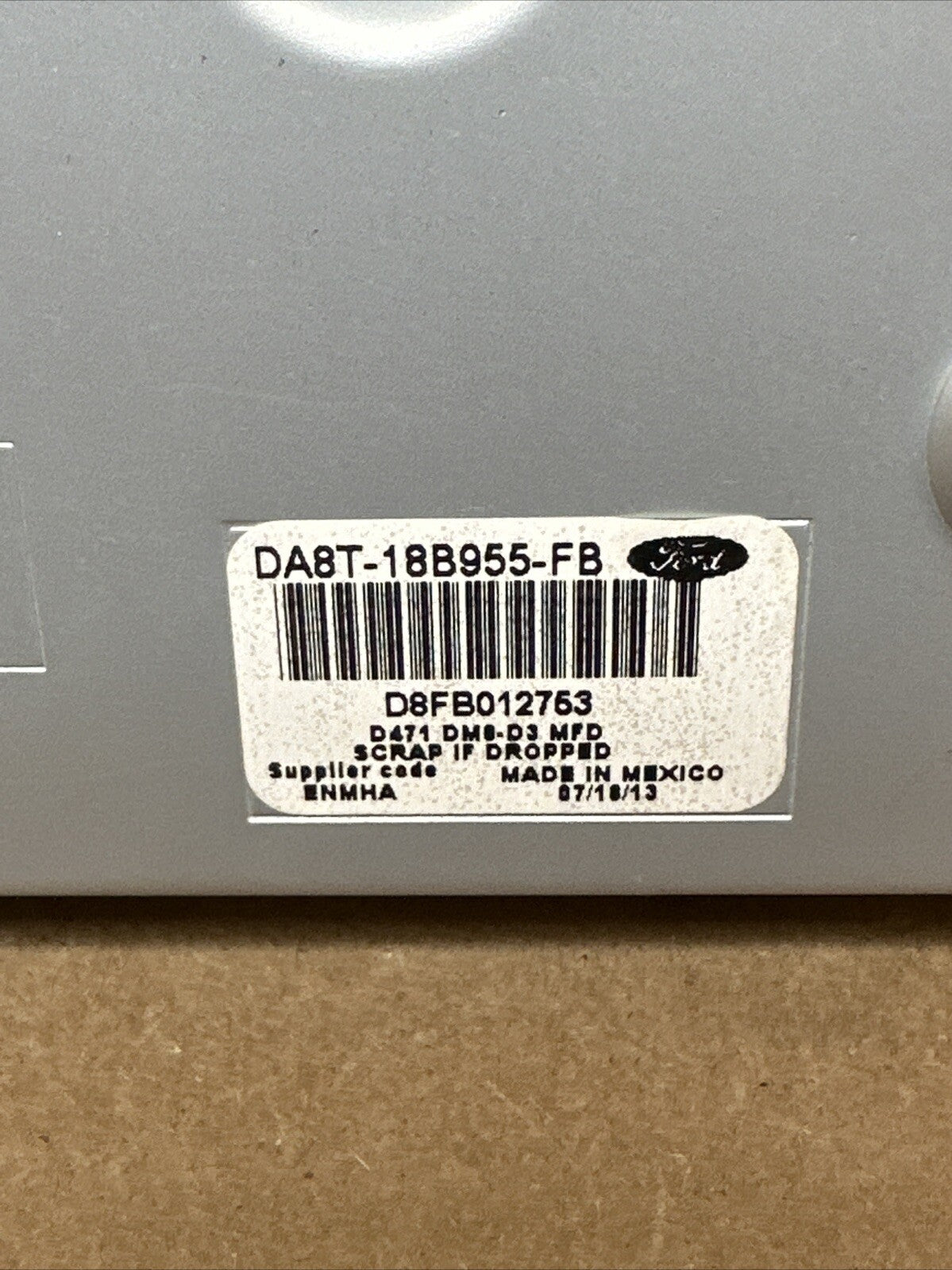 2013 2019 Ford Flex Dash Radio Information Display Screen OEM DA8T 18B955 FB6