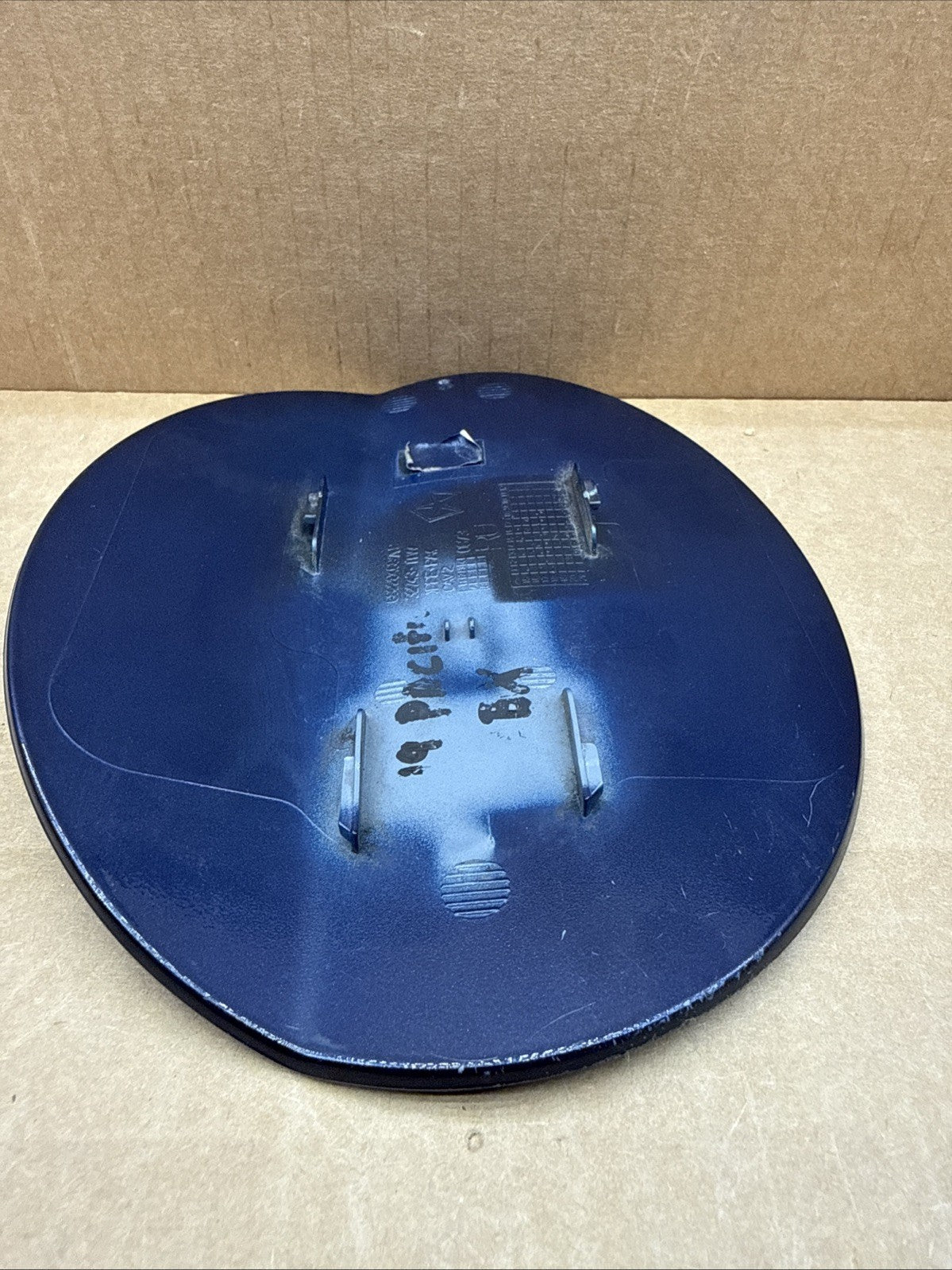 2017-2025 Pacifica Fuel Gas Tank Filler Door Lid Cover OEM PBX Blue Scratched4