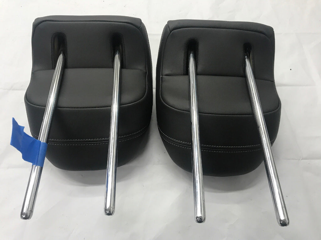 13 19 BUICK ENCORE REAR HEAD REST HEADREST DRIVER PASSENGER BLACK LEATHER SET7