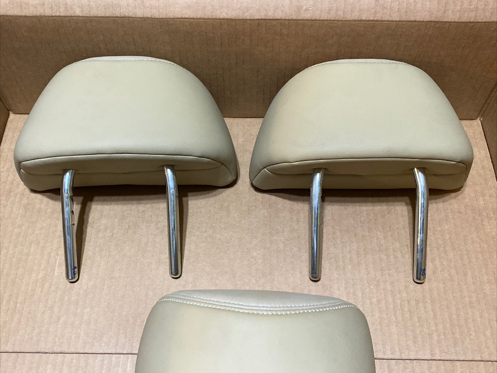 2008 2012 Honda Accord Sedan Back Rear Head Rest Headrest Leather Set Tan4