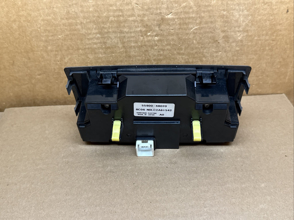 2008 2010 Toyota Highlander Rear Climate Temp Temperature Control 55900 480206