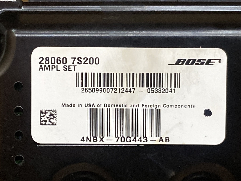 04 05 06 07 Infiniti QX56 Armada Bose Audio Radio Amp Amplifier 28060 7S200 OEM3