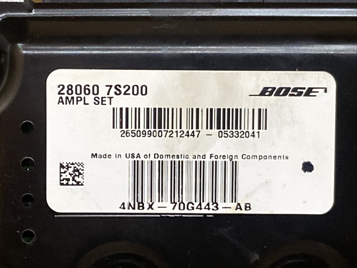 04 05 06 07 Infiniti QX56 Armada Bose Audio Radio Amp Amplifier 28060 7S200 OEM3