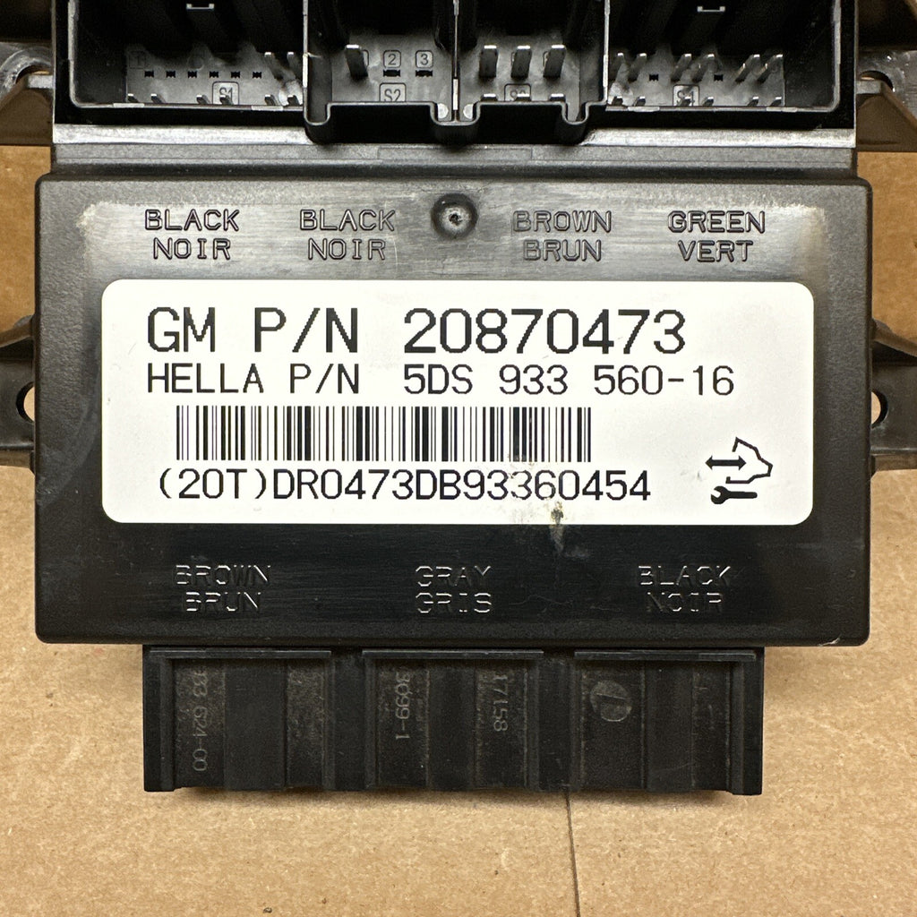 2010 2014 Escalade Yukon Memory Seat Control Module 208704731