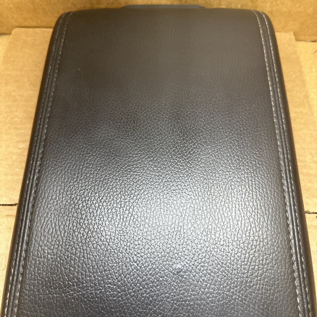 2009 2014 Ford F150 Center Console Cover Lid Top Arm Rest Armrest Adobe Brown3