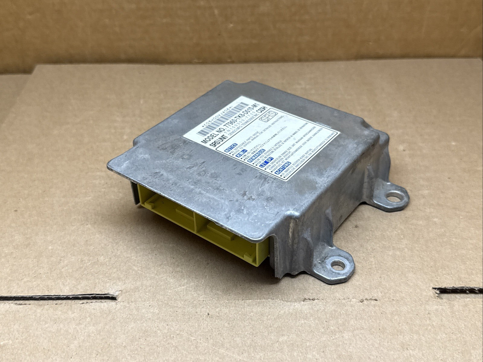 2012 Honda Odyssey SRS Air Bag Airbag Control Module OEM 77960 TK8 D010 M13