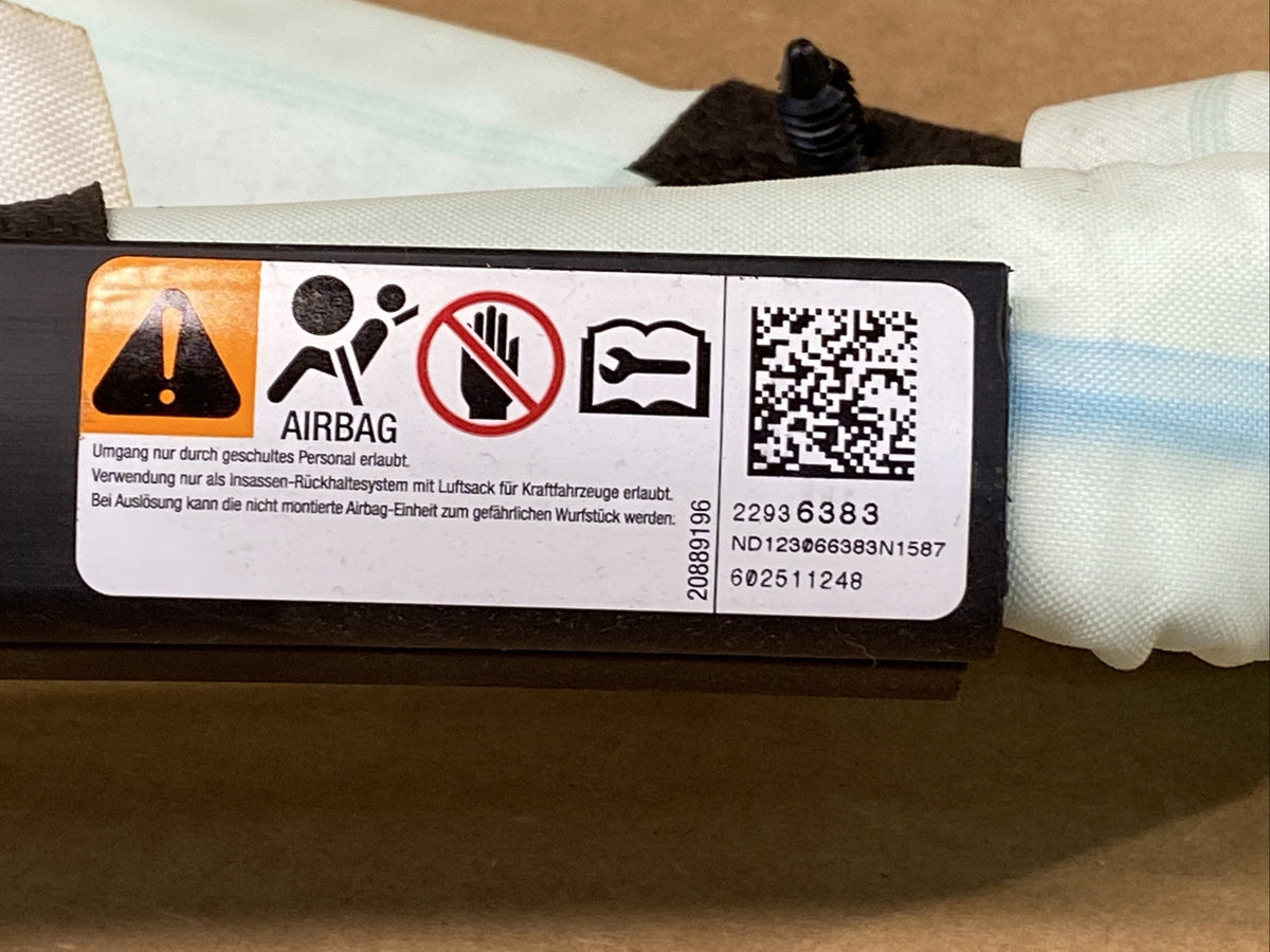 2013 2014 Cadillac ATS Left Side Driver Upper Curtain Roof Air Bag Airbag6