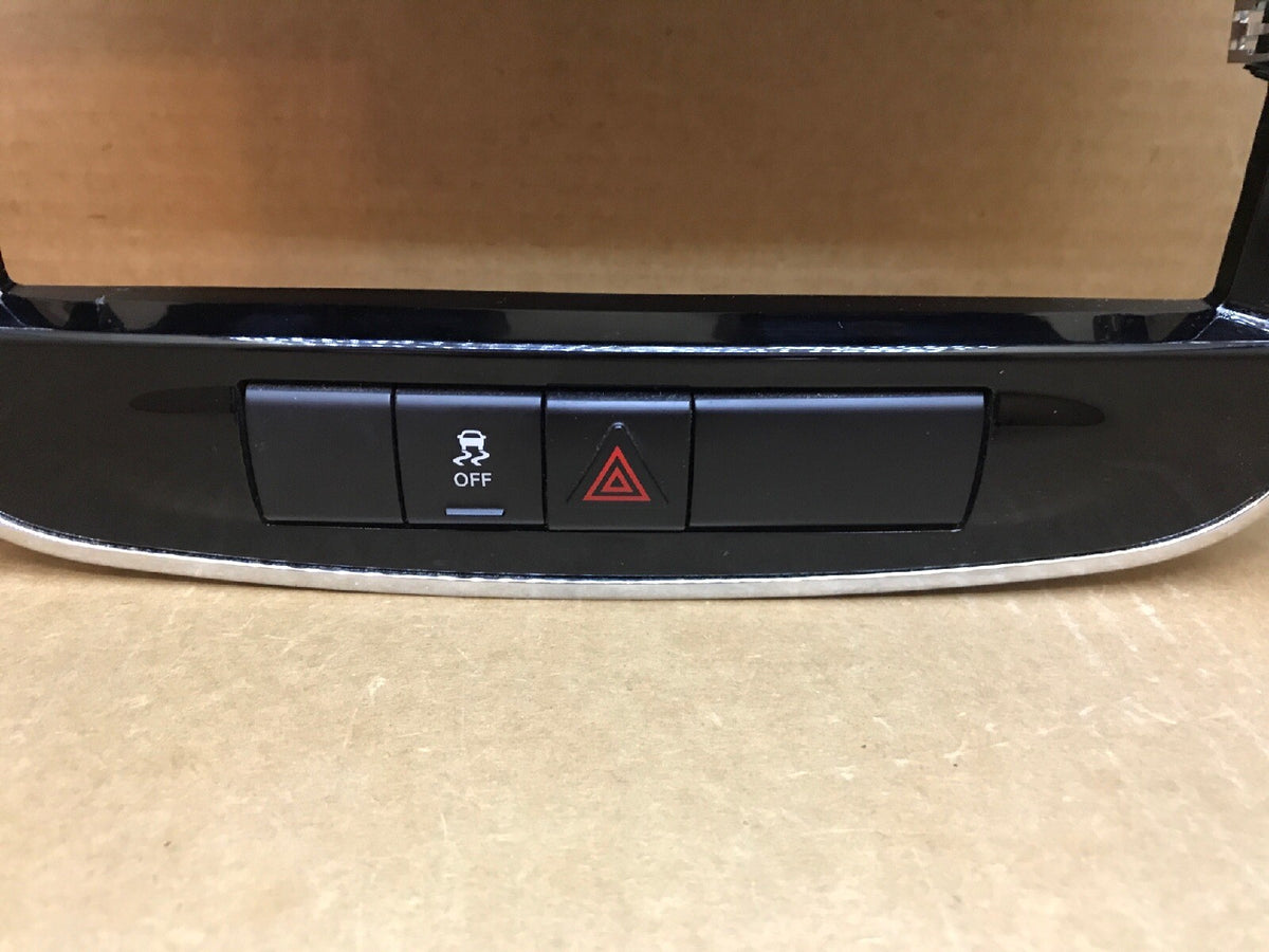 11 12 13 14 CHRYSLER 200 DASH RADIO TRIM BEZEL W/ CLOCK HAZARD SWITCH OEM2