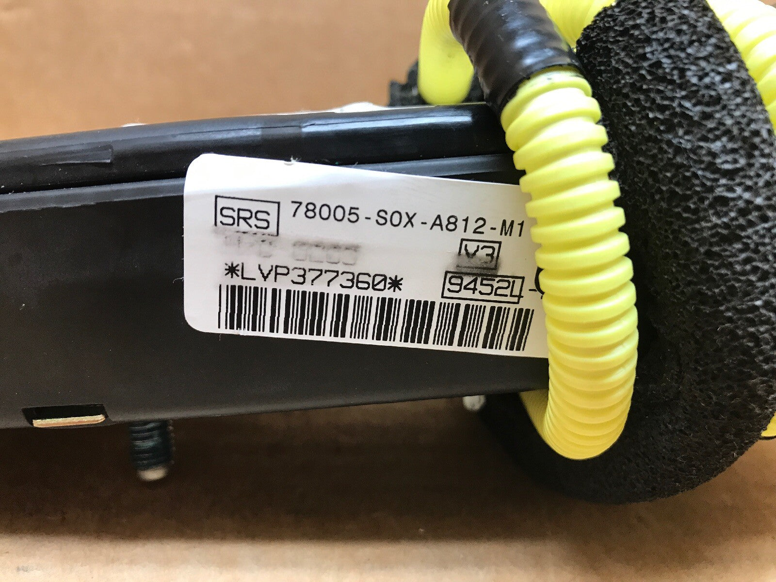 HONDA ODYSSEY FRONT LEFT SIDE DRIVER SEAT AIRBAG AIR BAG 78005 S0X A812 M14