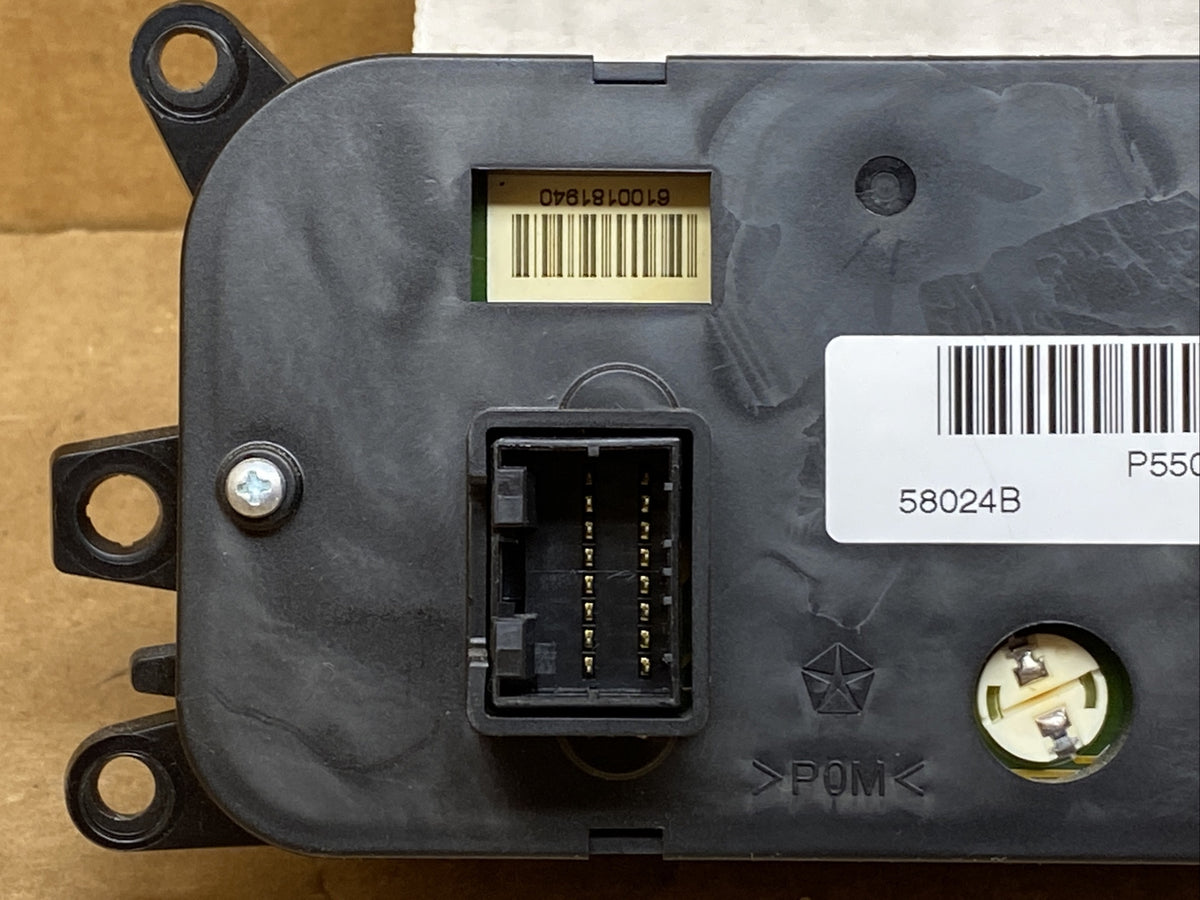 02 05 Dodge Ram Temp Temperature Climate Control Switches Dials P55056246AC6