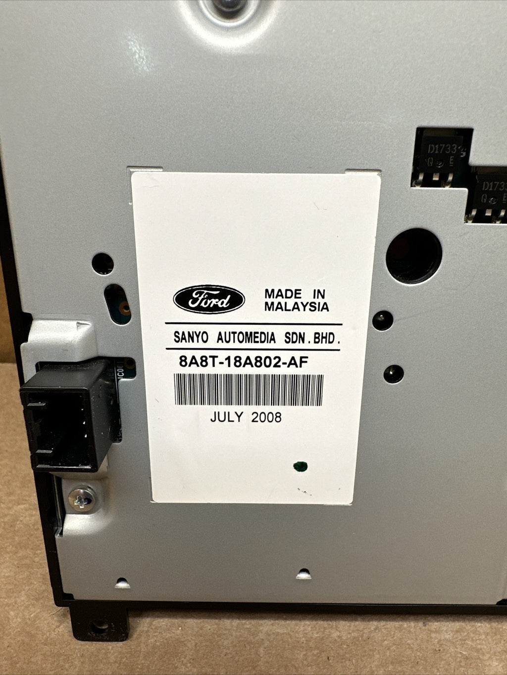 2009 2012 Ford Flex Radio Face Plate DIAL CLIMATE CONTROL PANEL 8A8T 18A802 AF6
