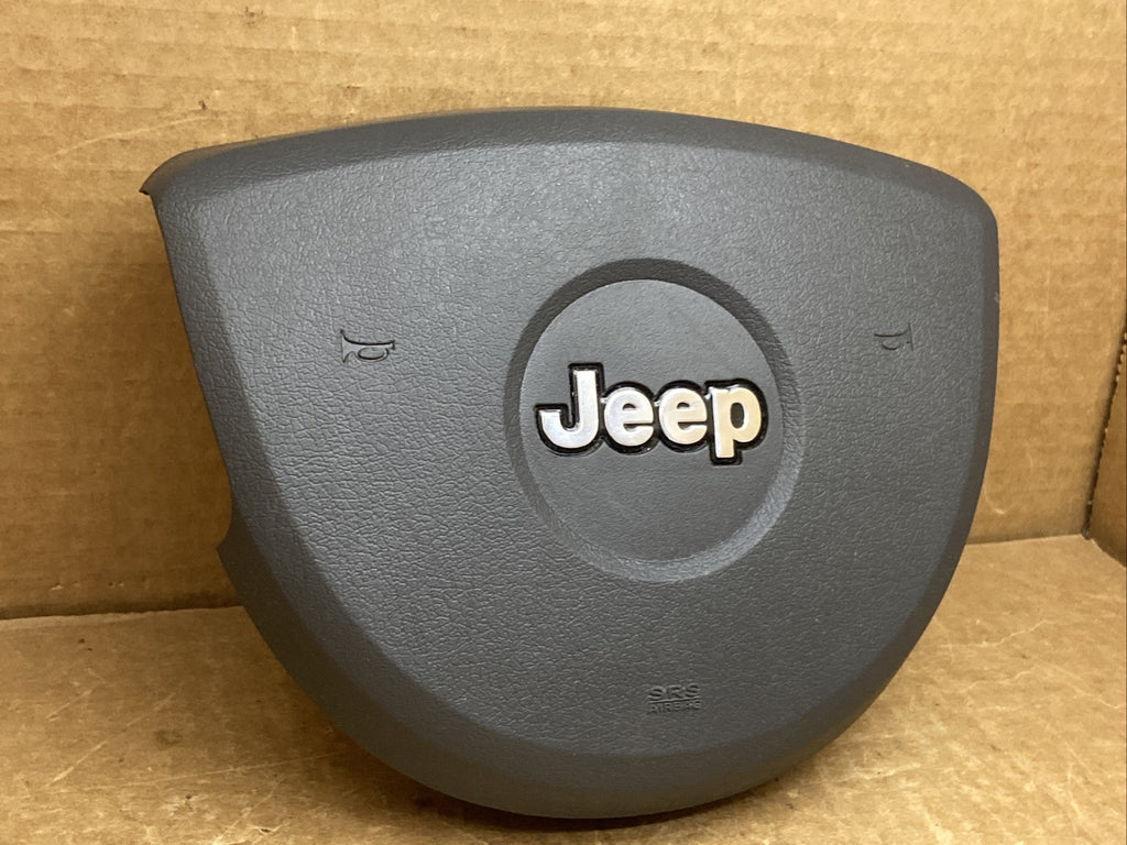 2008 2010 Jeep Liberty Front Left Driver Side Steering Wheel Air Bag Airbag Gray3
