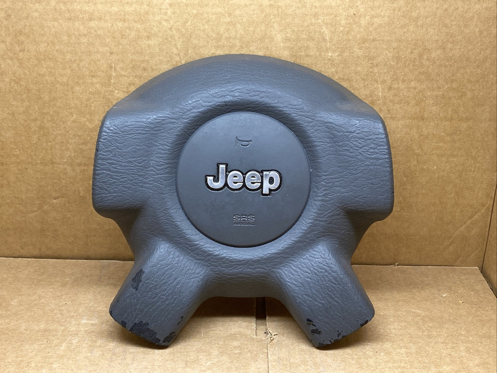 05 07 Jeep Liberty Front Left Driver Side Steering Wheel Air Bag Airbag Gray D50