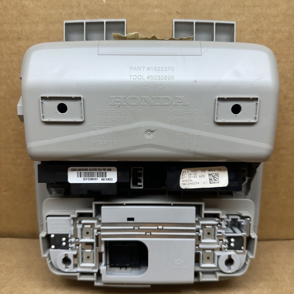2011 2017 Honda Odyssey Light Gray Over Head Overhead Console Homelink Sunroof5