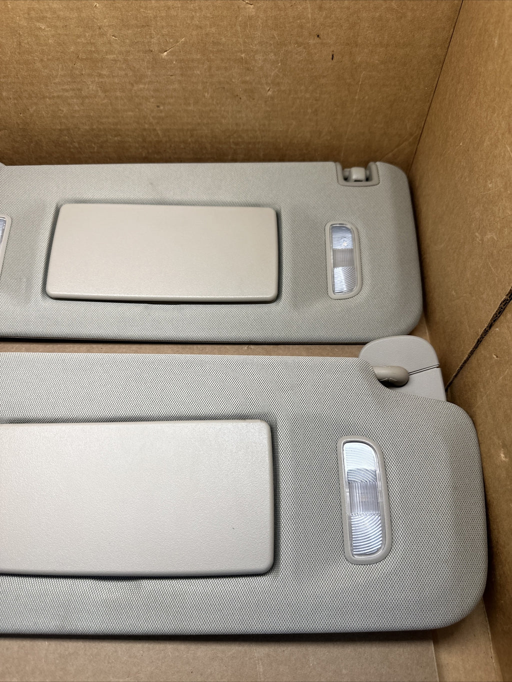 2015 2020 Escalade Tan Driver Passenger LH RH Sunvisor Pair Sun Visor OEM TAN1
