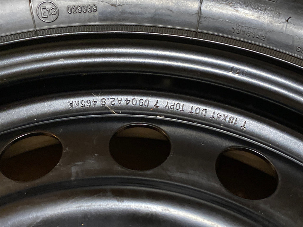 11 20 Dodge Charger Challenger Chrysler 300 18" Steel 18X4 Spare Tire T145/80D184