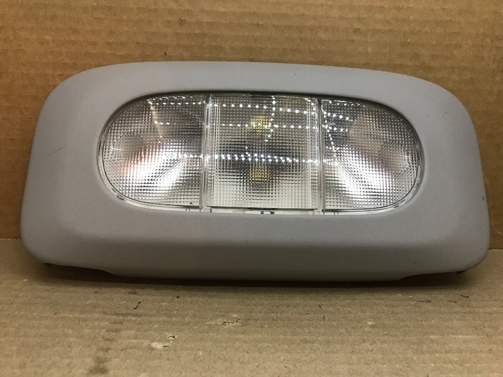 04 08 F150 OVERHEAD OVER HEAD CONSOLE REAR DOME MAP TRACK LIGHT GREY LT FLINT2