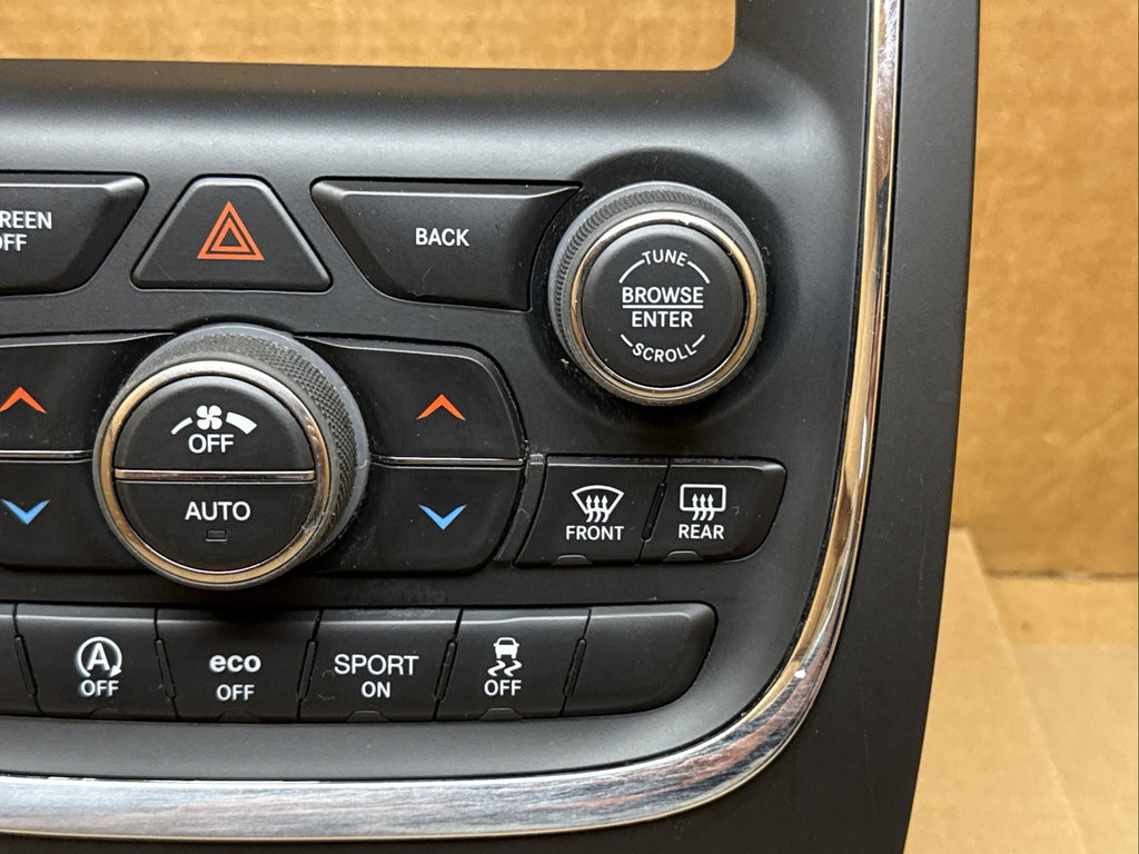2016 2017 Dodge Durango Dash Heat AC Radio Climate Control Panel OEM 68253735AH5