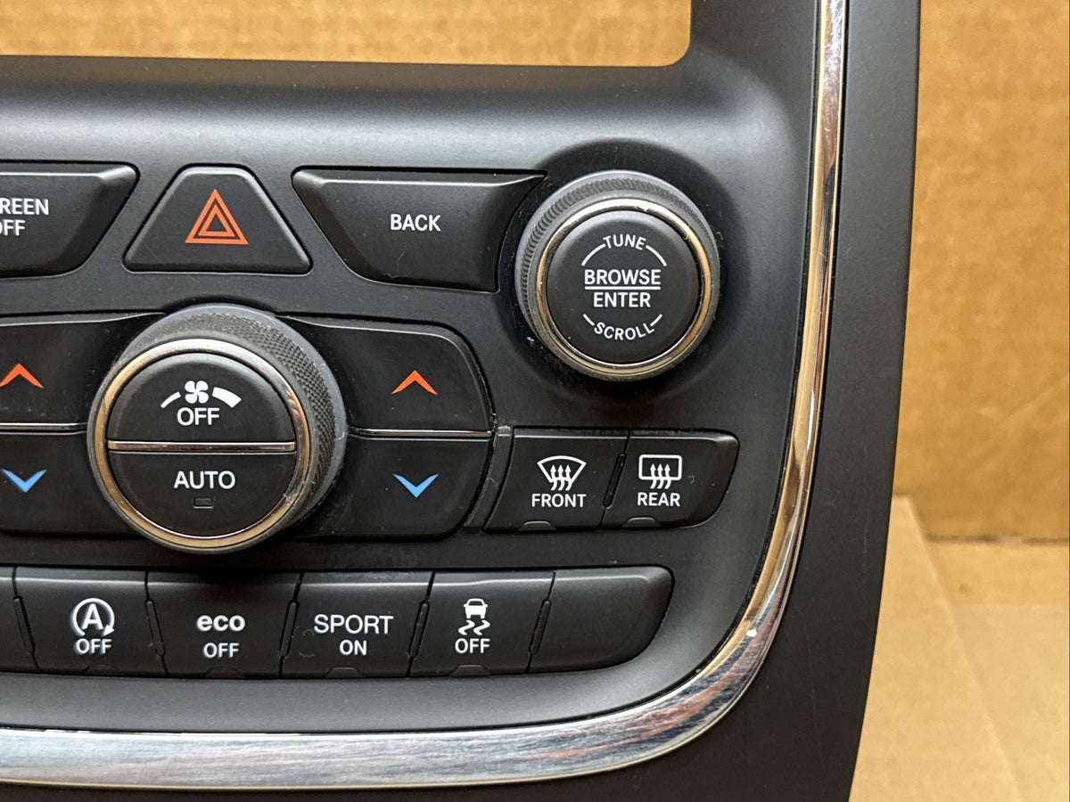 2016 2017 Dodge Durango Dash Heat AC Radio Climate Control Panel OEM 68253735AH5