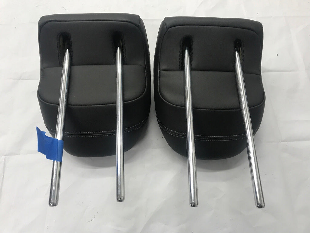 13 19 BUICK ENCORE REAR HEAD REST HEADREST DRIVER PASSENGER BLACK LEATHER SET6