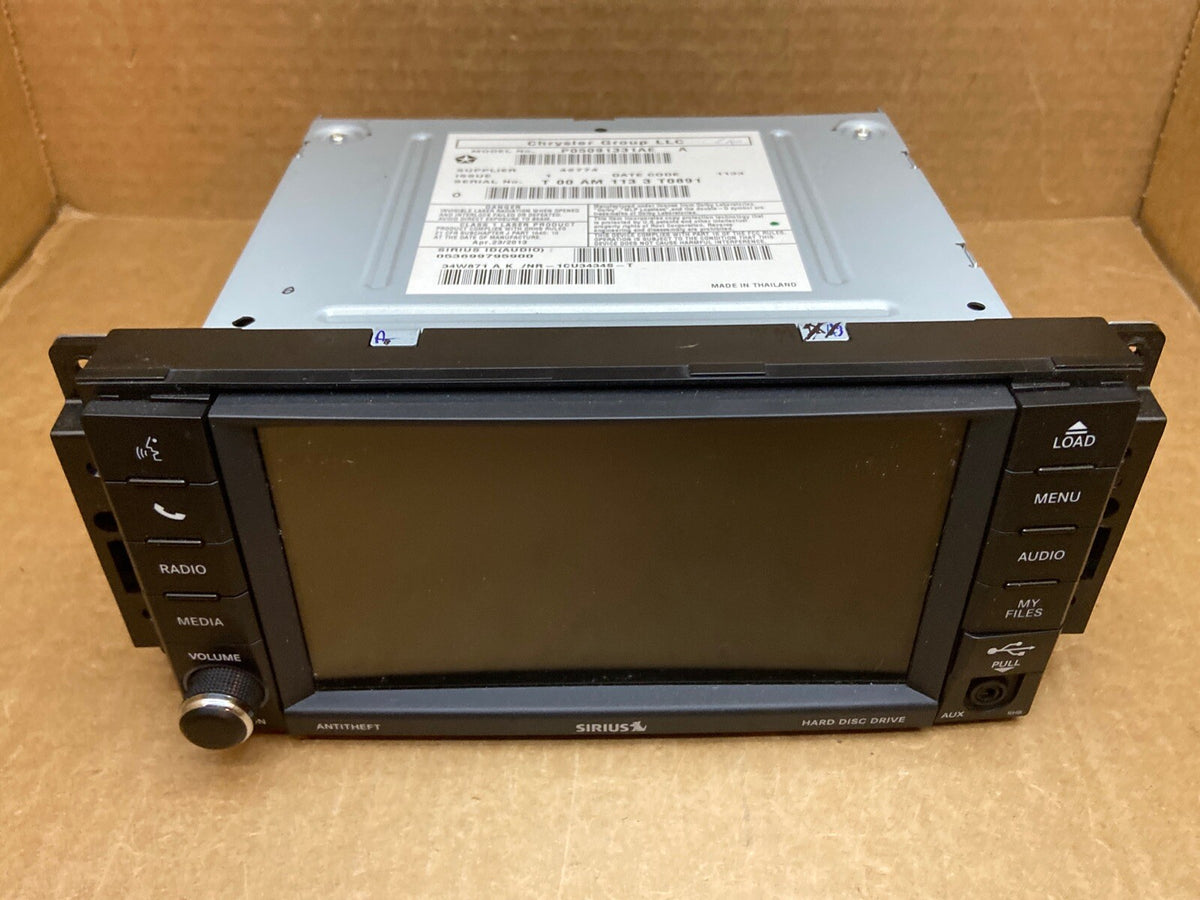 13 19 GRAND CARAVAN Navigation Radio Player Display Screen OEM RHB P05091331AE0