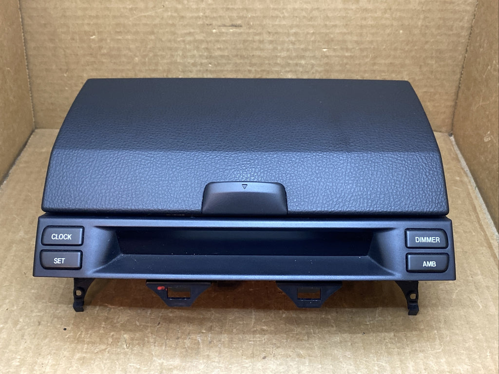03 08 Mazda 6 Mazda6 Center Storage Dash Compartment Glove Box Bin Clock Black0