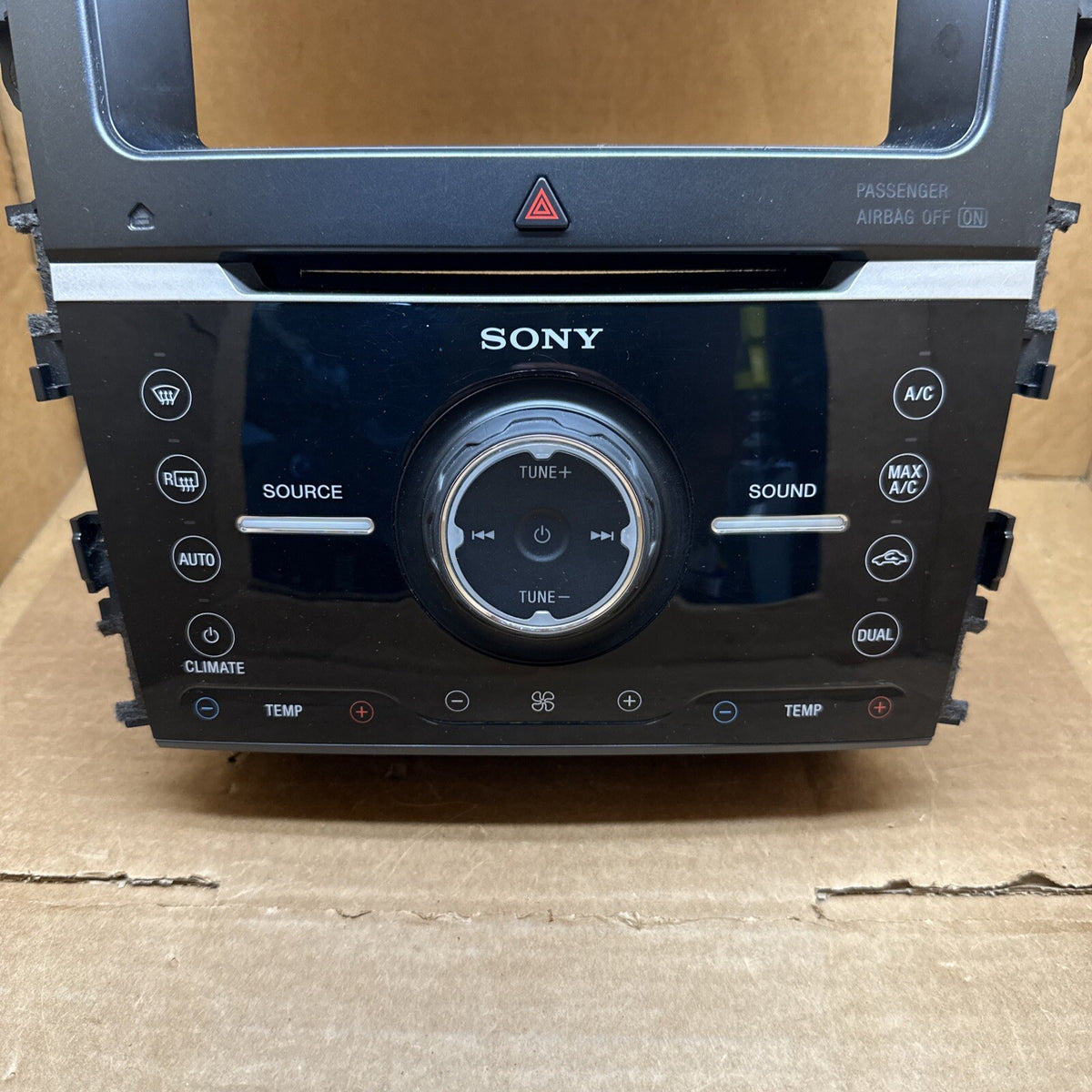 2011 2015 Ford Explorer 8" Sony Radio Climate Control Panel Bezel EB5T 18A802 HA1