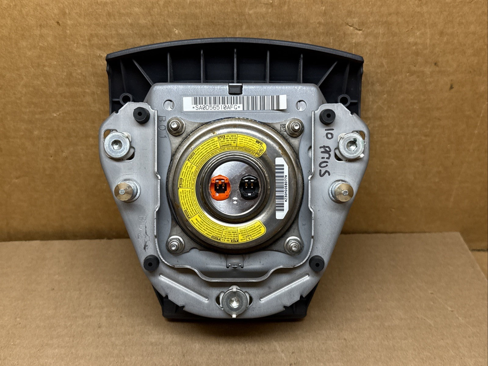 2010 2015 Toyota Prius Front Left Driver Side Steering Wheel Air Bag Airbag Gray8
