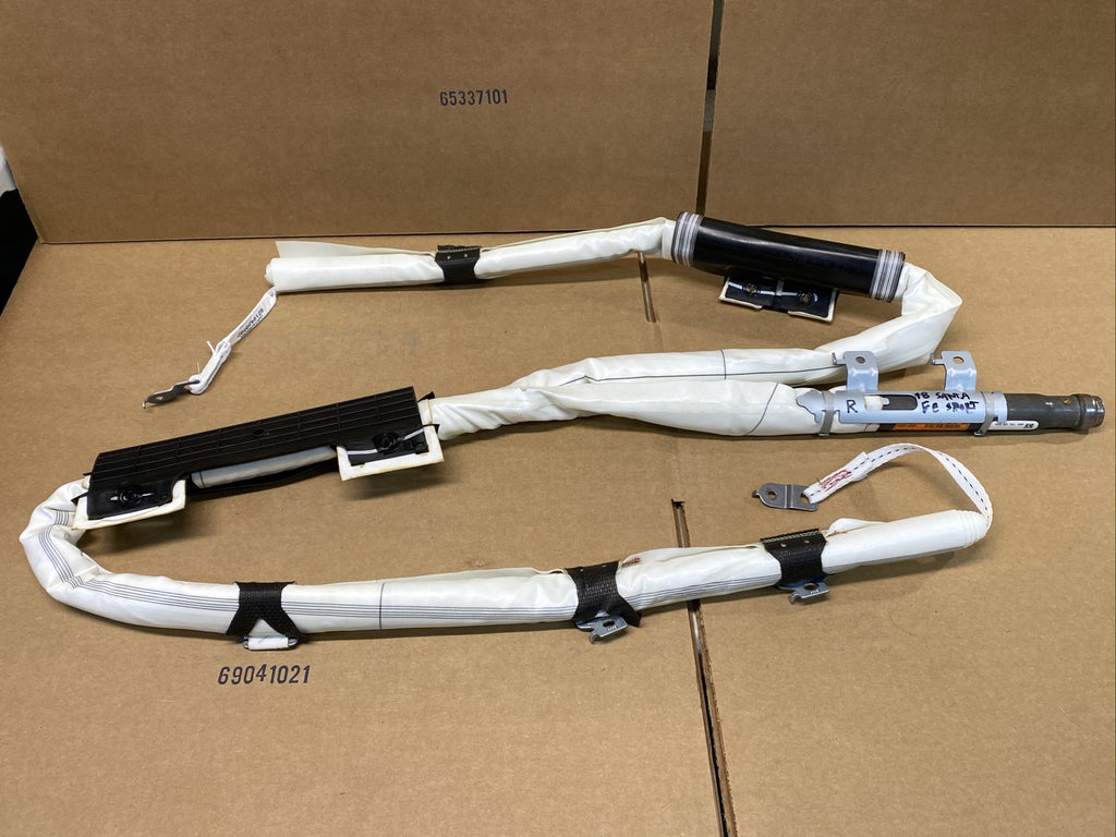 13 18 Hyundai Santa Fe Sport Right Side Passenger Curtain Roof Air Bag Airbag5