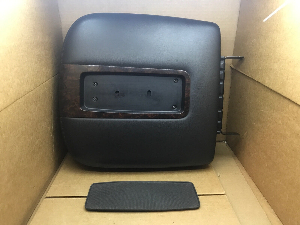 BLACK 07 14 TAHOE SUBURBAN SILVERADO YUKON SIERRA CENTER CONSOLE ARMREST LID TOP2