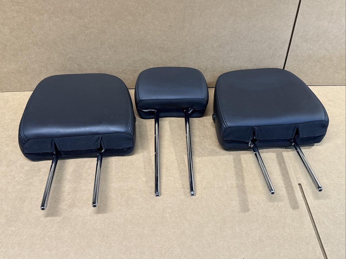 2011 2014 Ford F 150 F150 Back Rear Head Rest Headrest Black Leather Set of 37