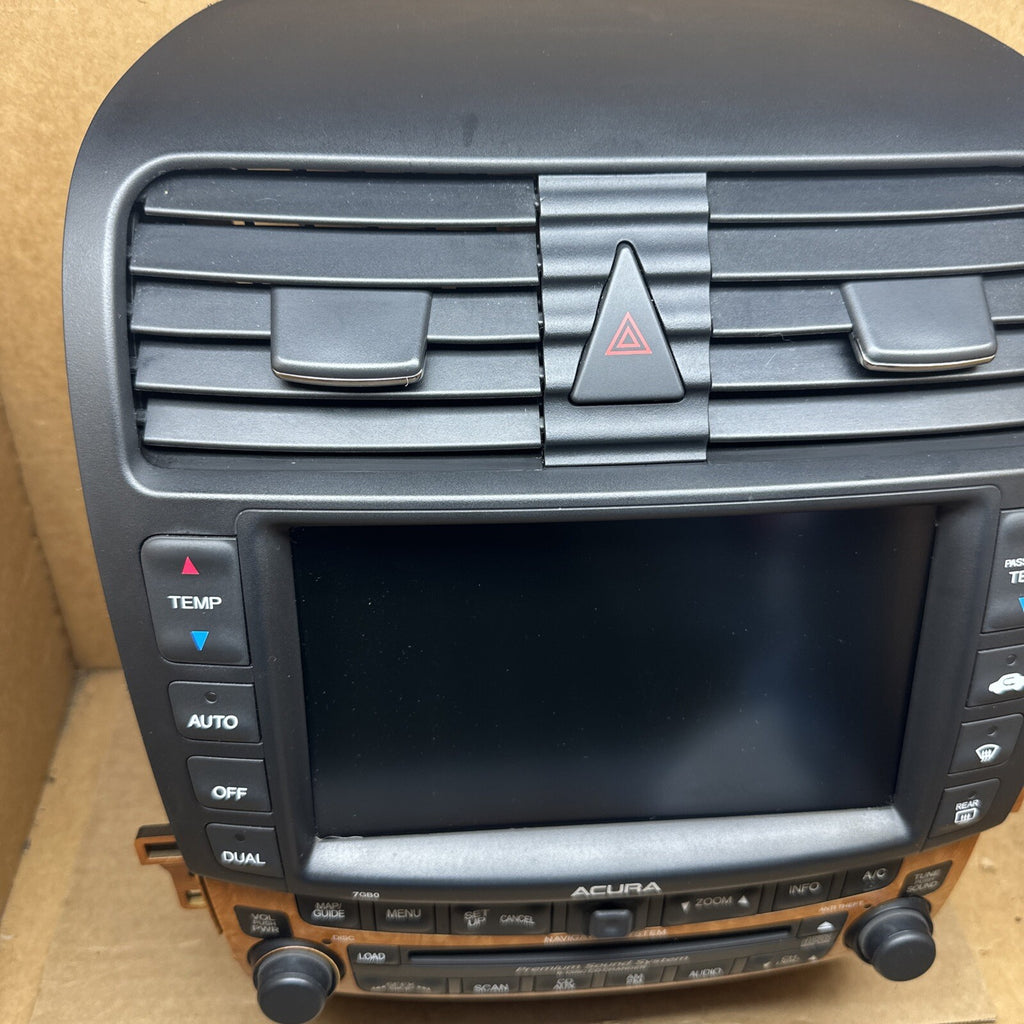 2006 2008 ACURA TSX NAVIGATION GPS RADIO STEREO CD CHANGER 39175 SEC A820 M12