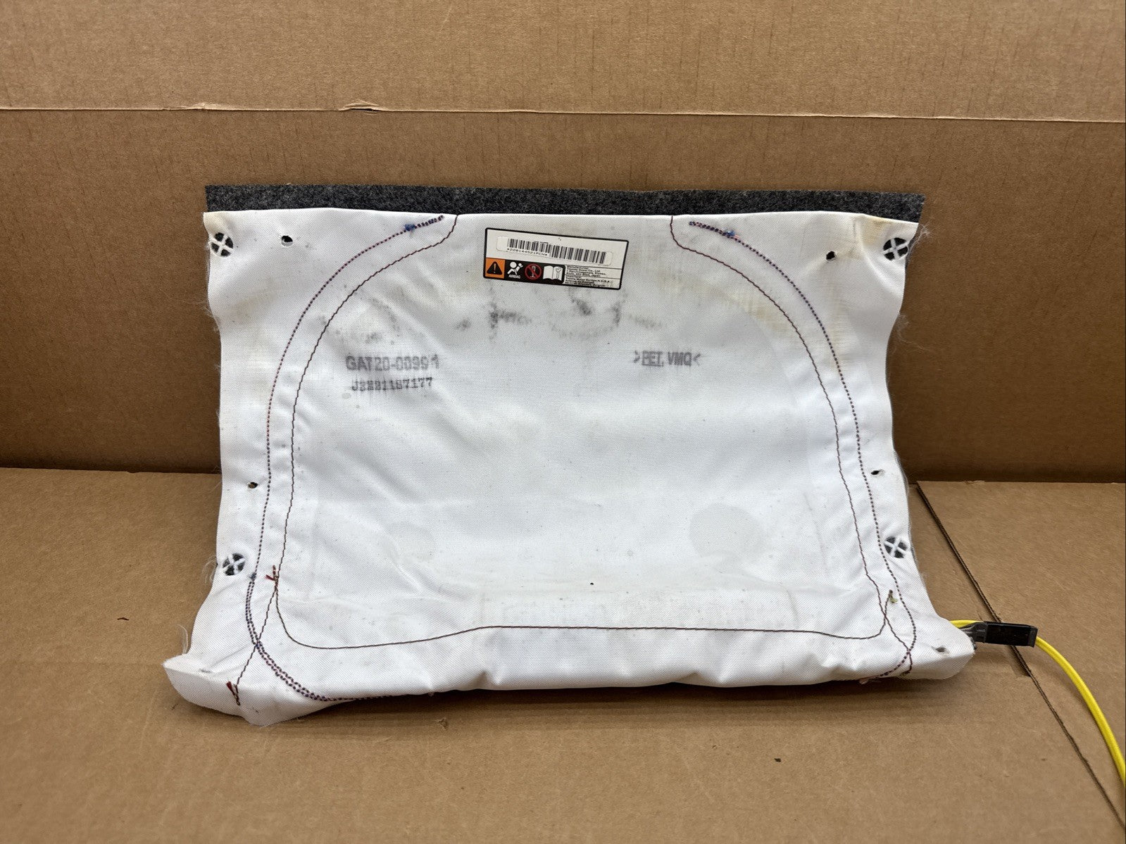 19 25 Corolla Rav 4 Venza Front Right Side Lower Passenger Seat Air Bag Airbag2