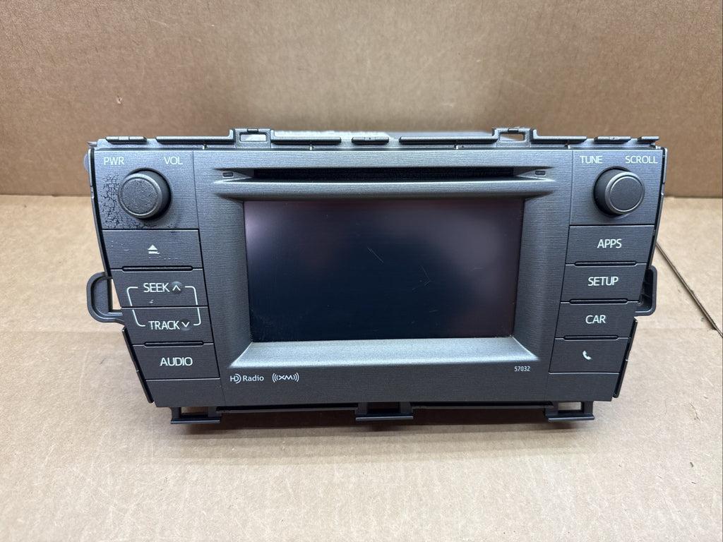 2012 - 2015 Toyota Prius Radio Screen Display Unit and Receiver OEM 86140-470600