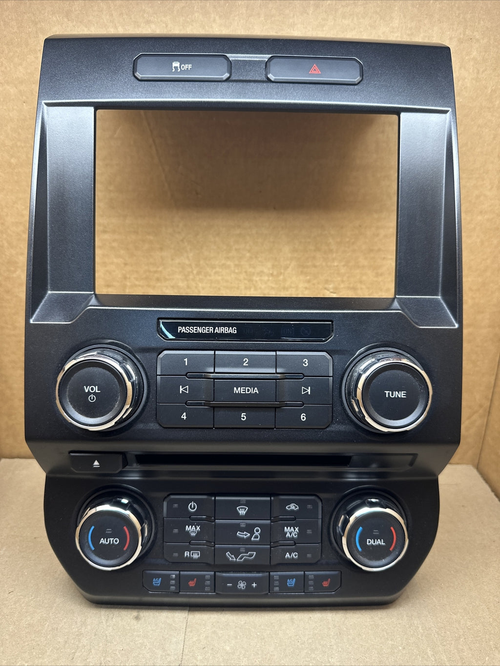 2015 2017 Ford F 150 F150 Temperature Radio Control Panel Bezel FL3T 18E245 ABJ0