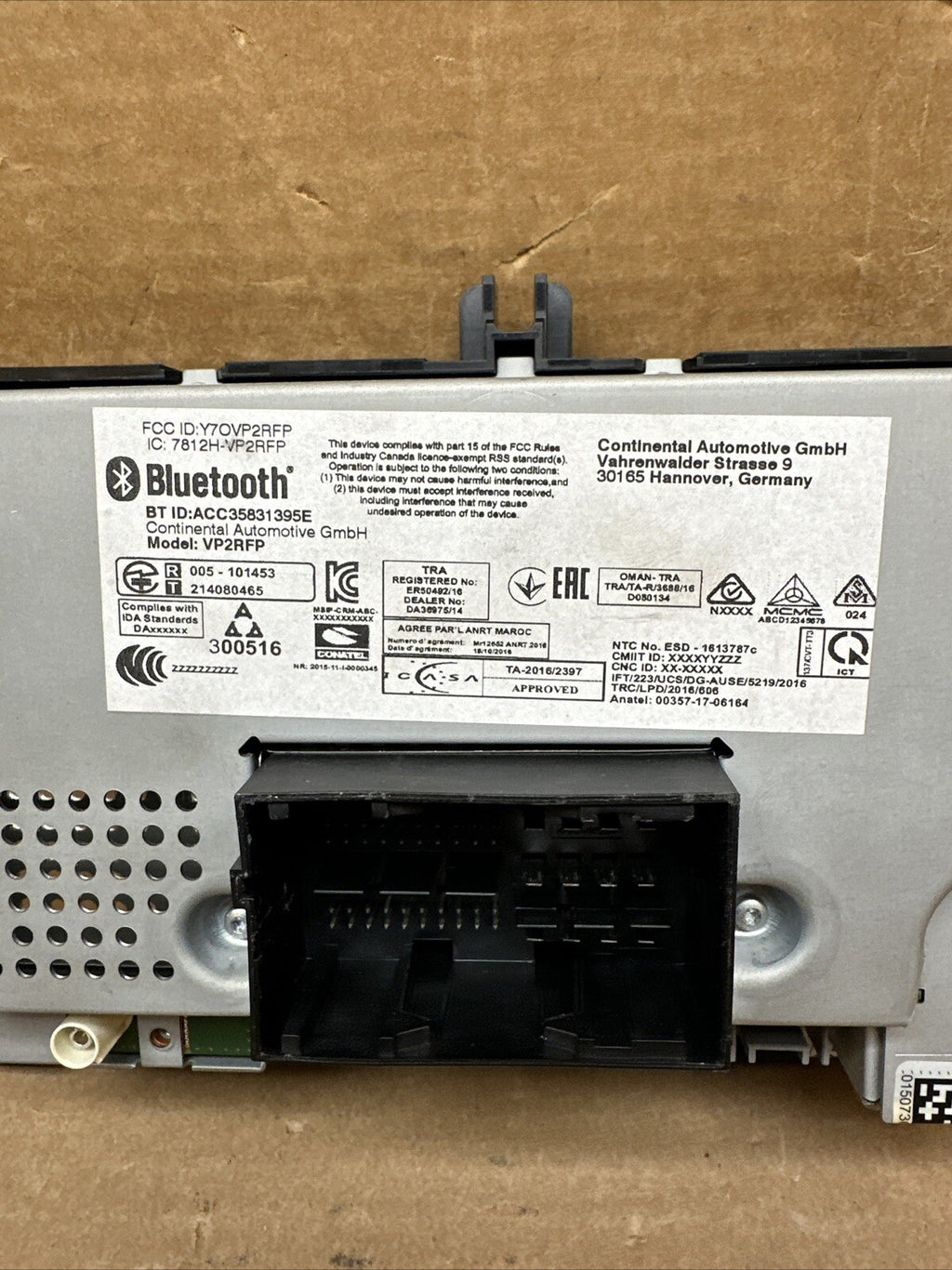 2018 2021 Jeep Renegade Bluetooth Dash Radio Screen Display VP2RFP 005213070906