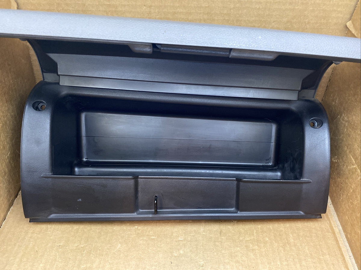 2007 2013 Silverado Sierra Upper Glove Box Silver Dash Insert Storage Titanium7