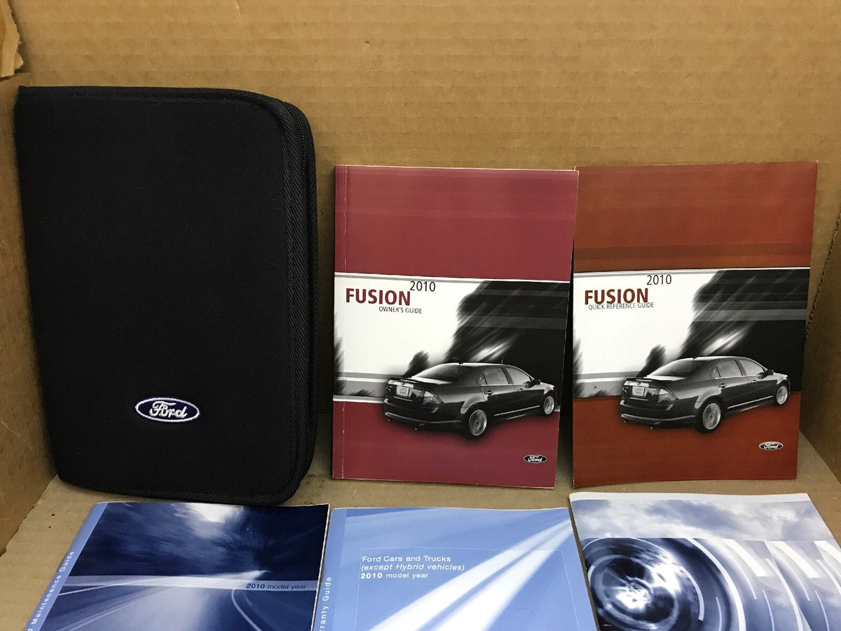 2010 10 FORD FUSION OWNER'S OWNERS OWNER MANUAL BOOK GUIDE SET CASE OEM1