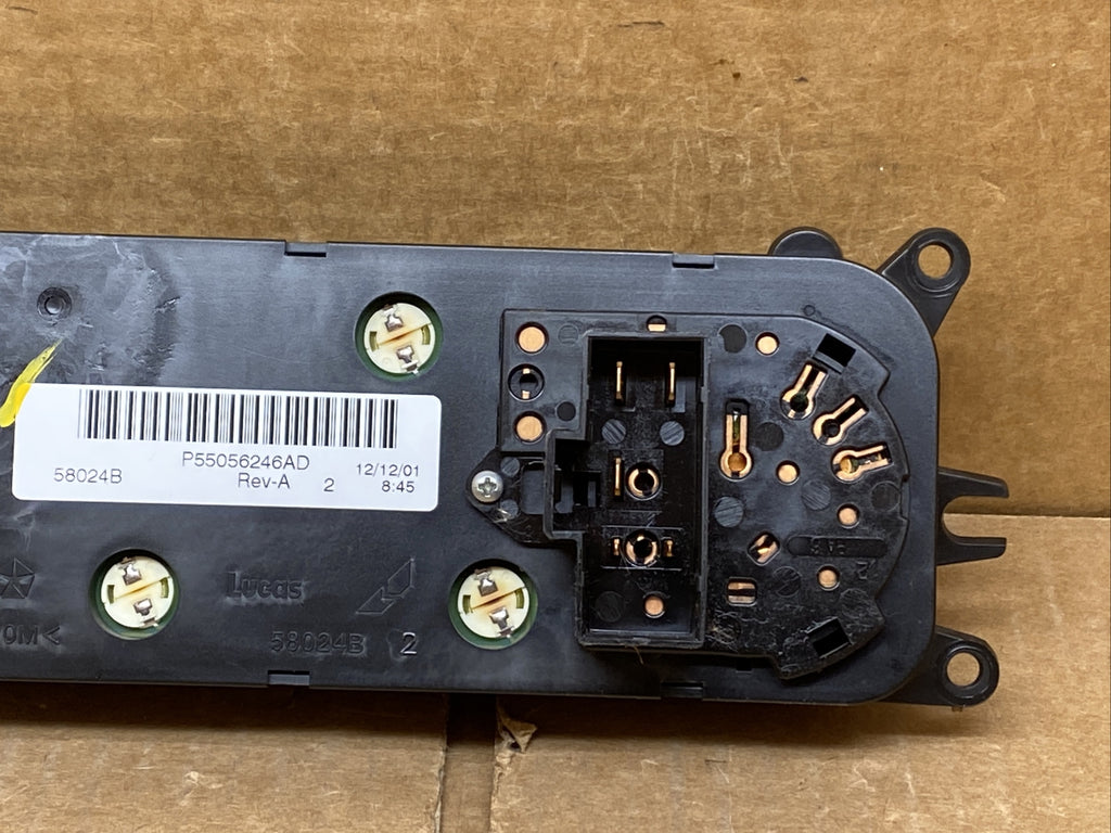 02 05 Dodge Ram Temp Temperature Climate Control Switches Dials P55056246AD6