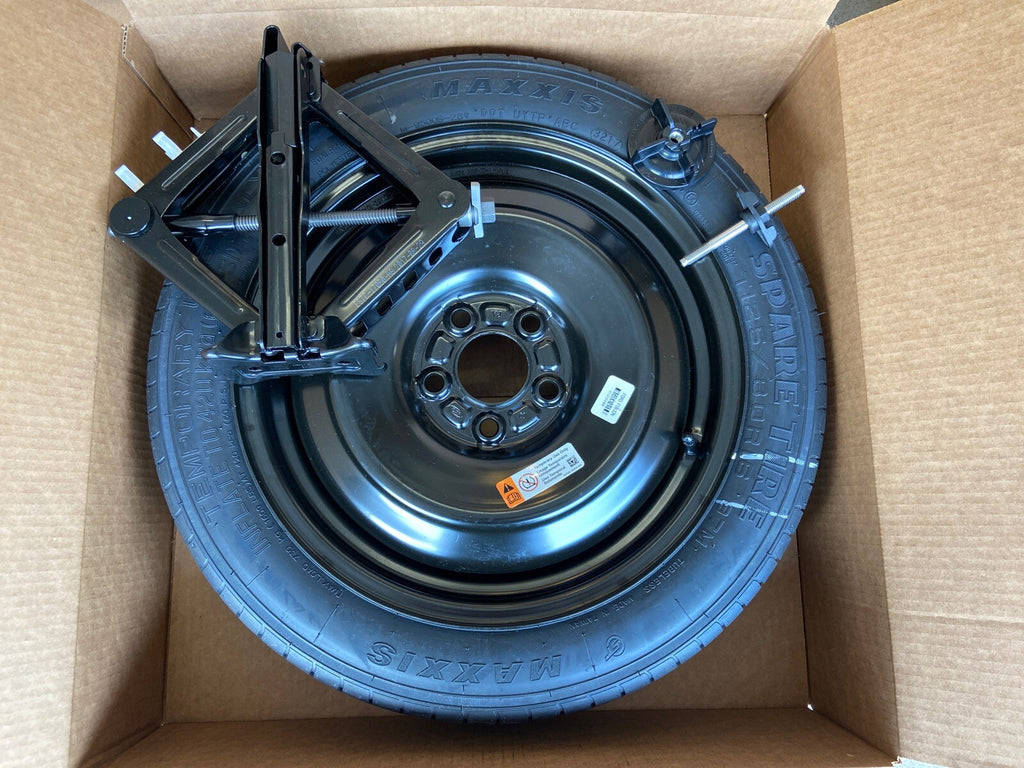 17 20 Ford Focus Fusion 16" Wheel Steel Rim Spare Tire T125/80R16 Scissor Jack0
