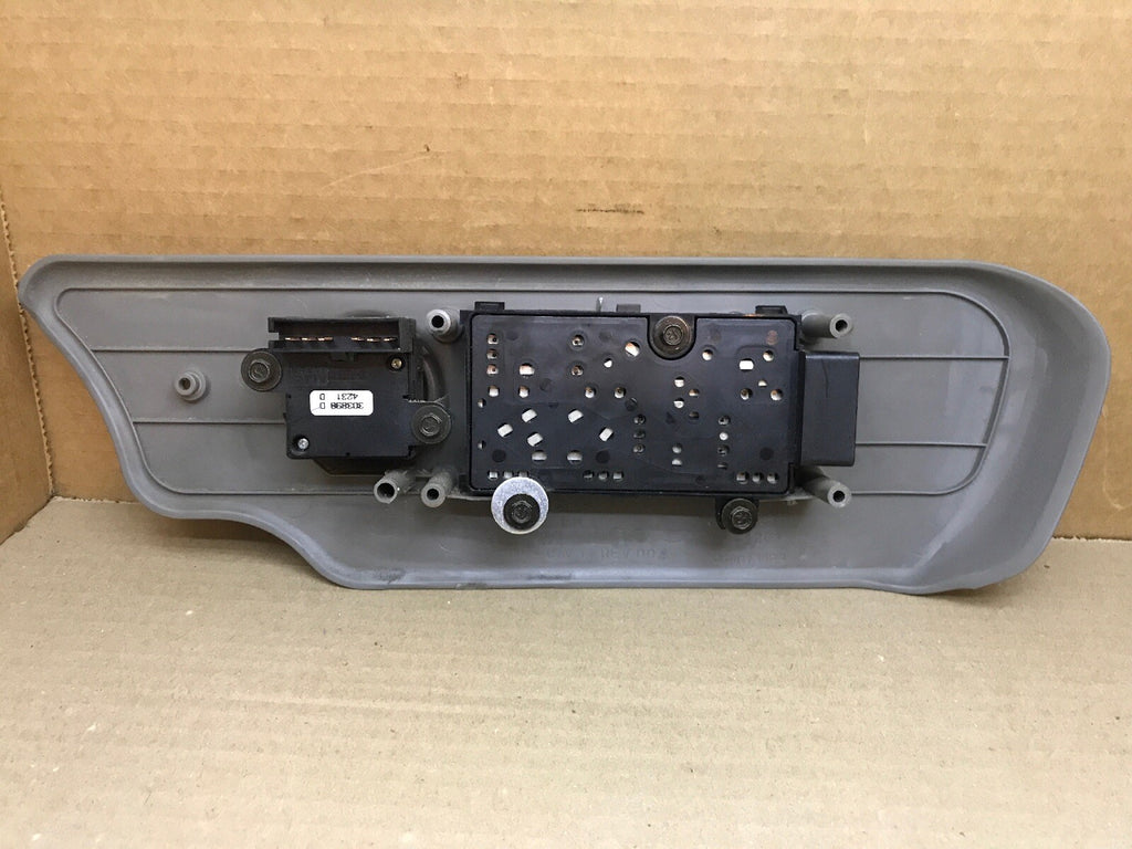 03 06 Silverado Driver Left Side Seat Switch Assembly Bezel Pewter 889416783
