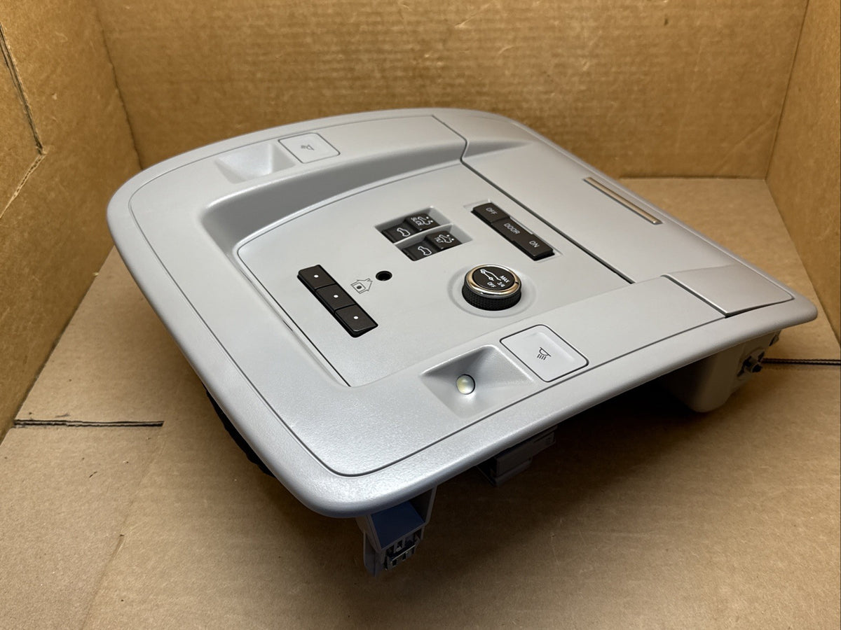 2015 2020 CHEVY SUBURBAN TAHOE YUKON XL OVERHEAD ROOF CONSOLE OEM GRAY 234525726